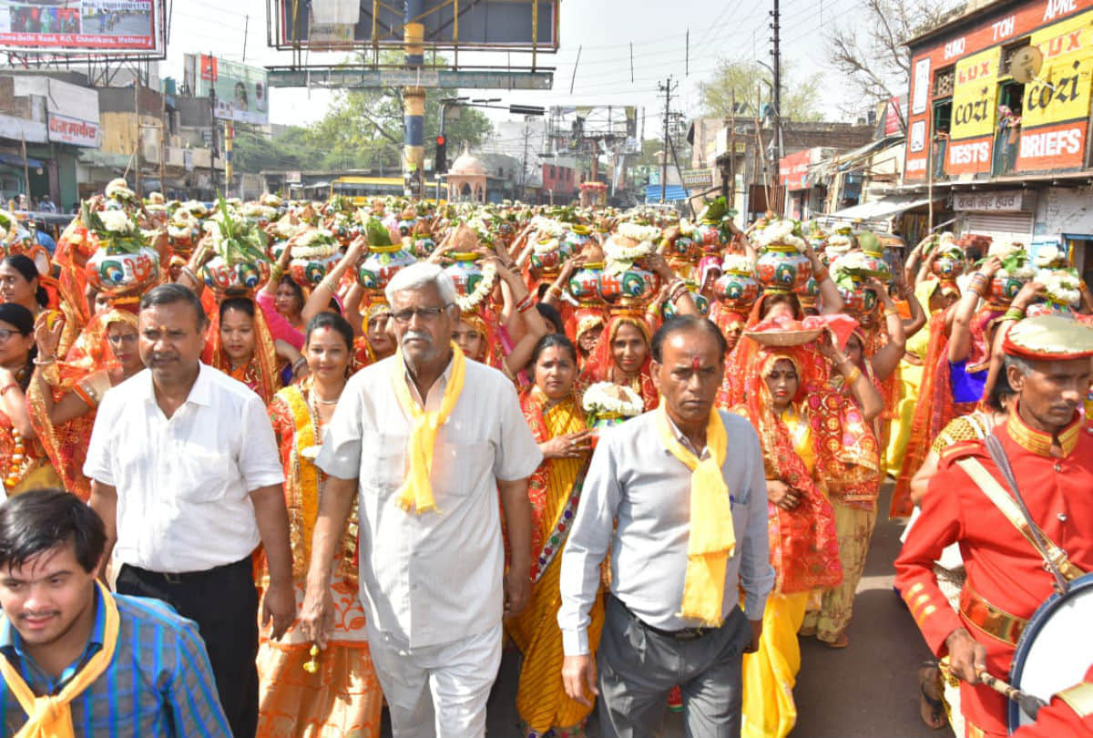 yamuna chhath puja celebration in mathura