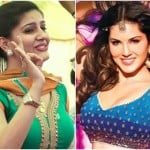 Sapna Choudhary and Sunny Leone
