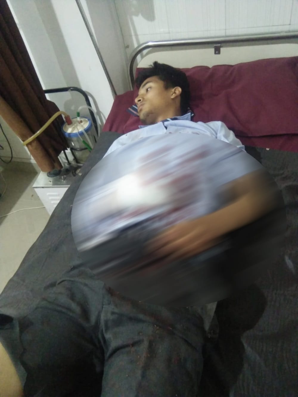 bike and max accident in vikasnagar dehradun one student died