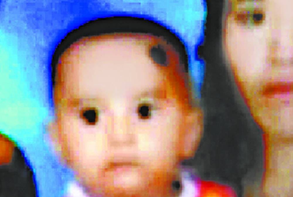 Baby killed in road accident
