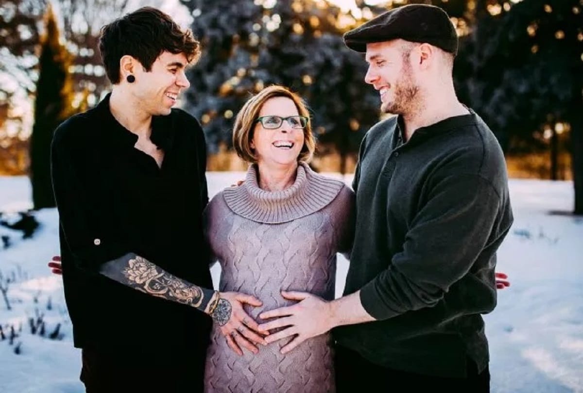 61 year old woman gave birth to own granddaughter acted as surrogate for gay son