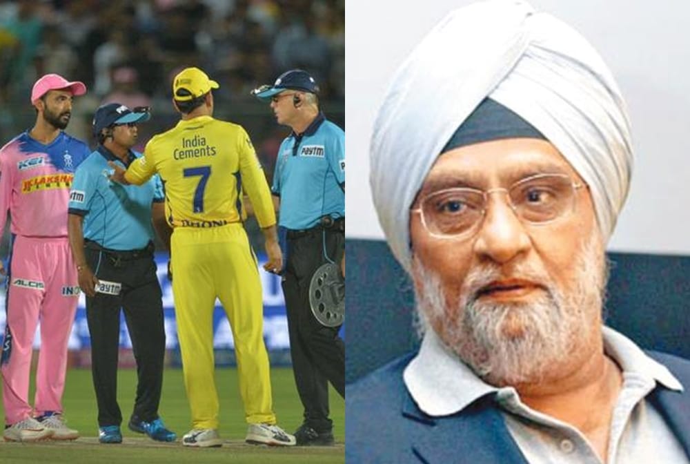 IPL 2019: Bishan Singh Bedi slams shamelessly timid fine on ms Dhoni for outburst against umpires