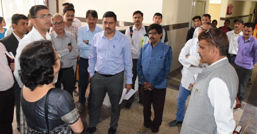 Director angry at the slow pace of construction of medical college