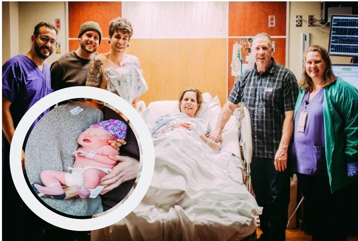 61 year old woman gave birth to own granddaughter acted as surrogate for gay son