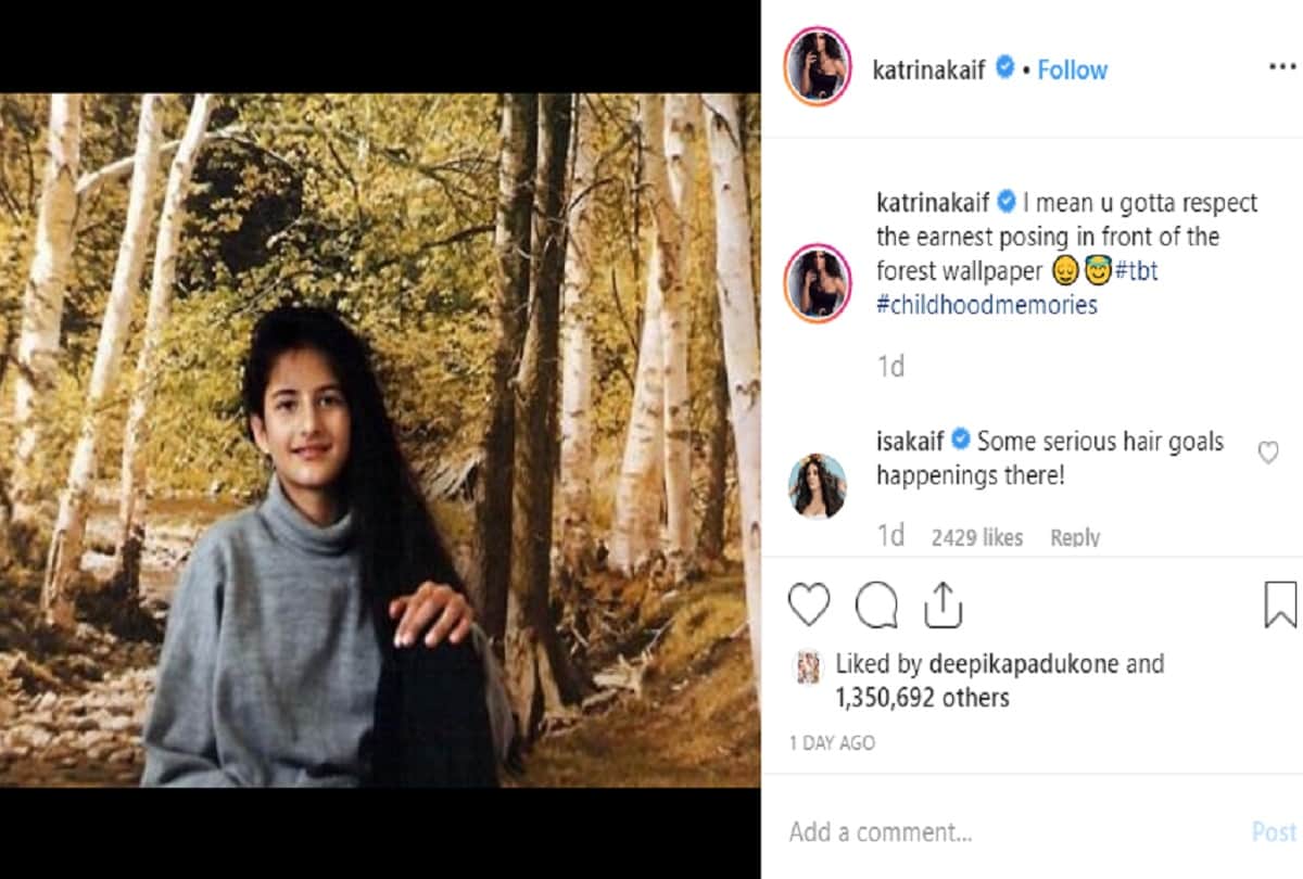 katrina kaif shares her chlidhood picture getting viral on social media