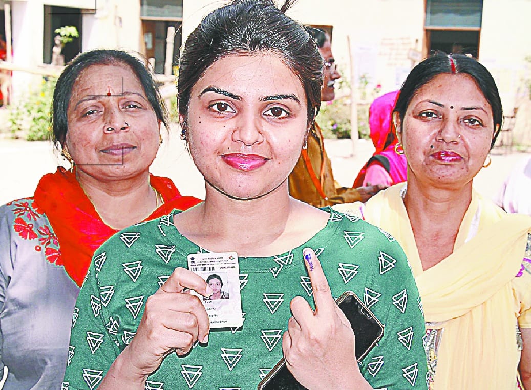 Excited by voting for the first time