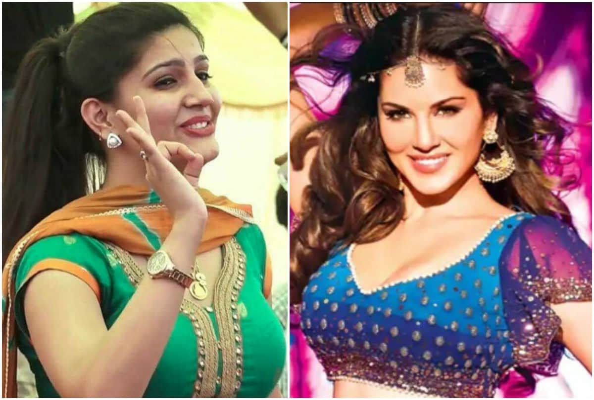 Sunny Leone dances on Sapna Choudhary song video viral