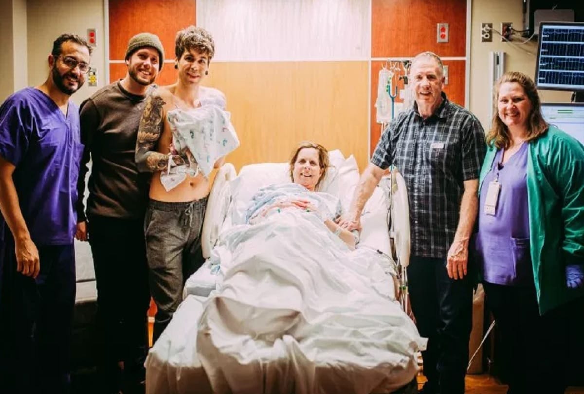 61 year old woman gave birth to own granddaughter acted as surrogate for gay son