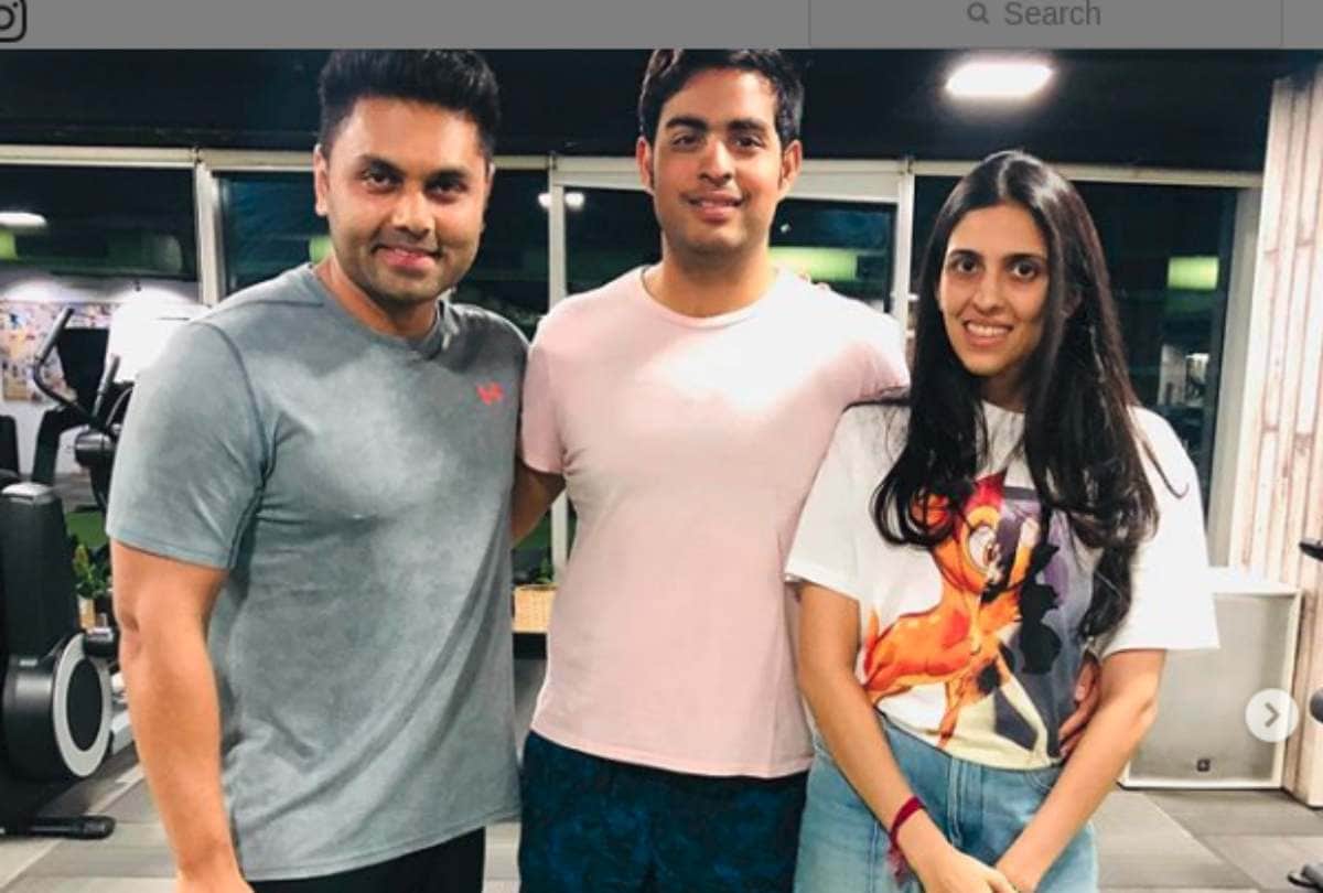 akash ambani and shloka mehta gym photo viral celebrity fitness trainer kunal gir share this