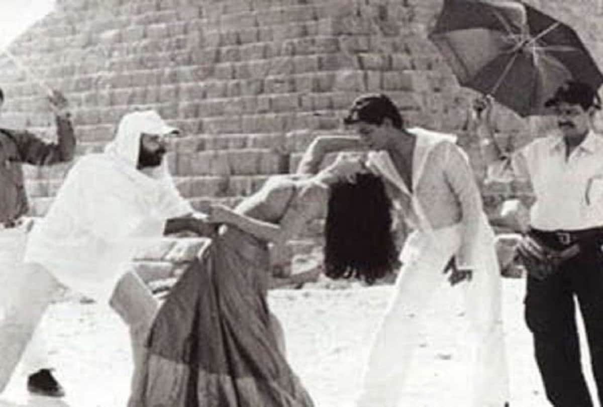 shahrukh khan backstage photos during the film shooting
