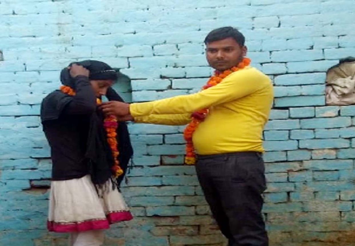 Bride reached the bridegroom's door in auraiya