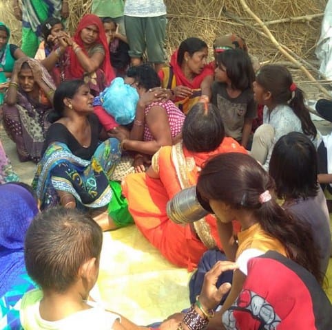 Farmers swept away in Sarayu's sharp stream