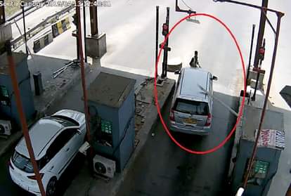 सीसीटीवी में कैद हुई वारदात