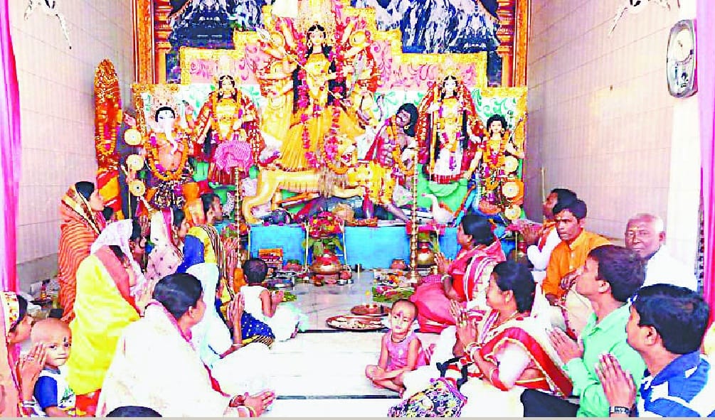 Basanti devi worshiping