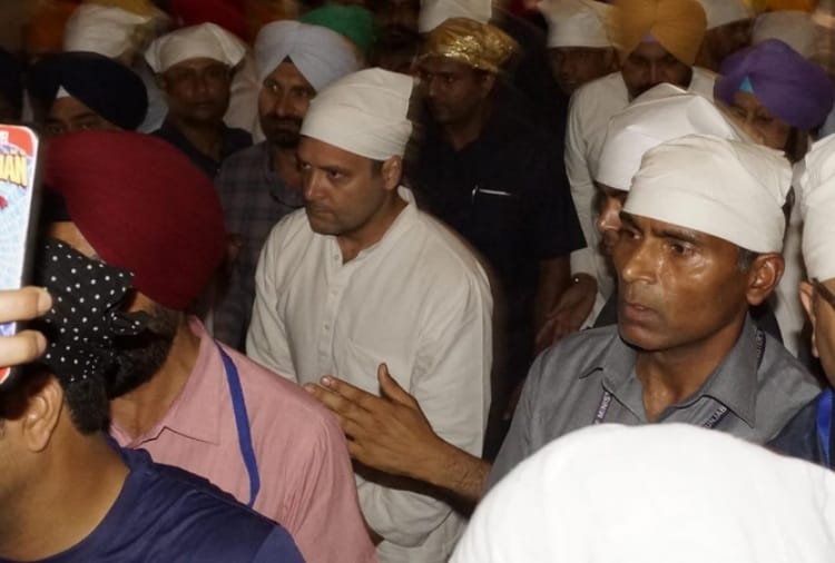 100 years of t Jallianwala Bagh massacre, congress president rahul gandhi at golden temple