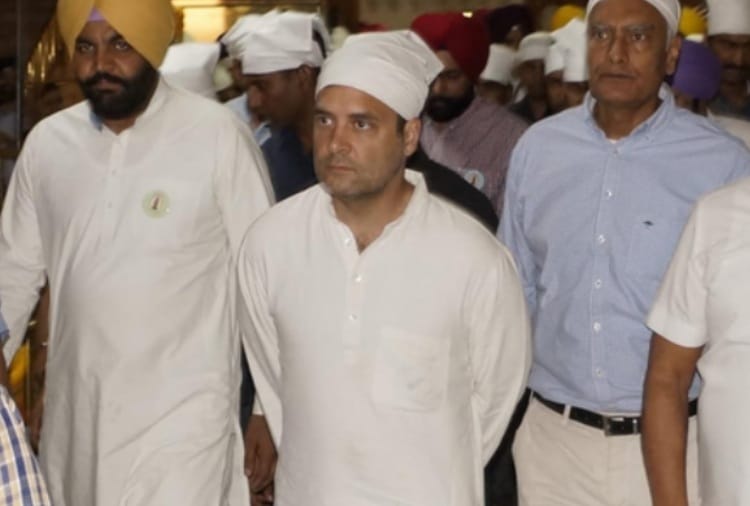 100 years of t Jallianwala Bagh massacre, congress president rahul gandhi at golden temple