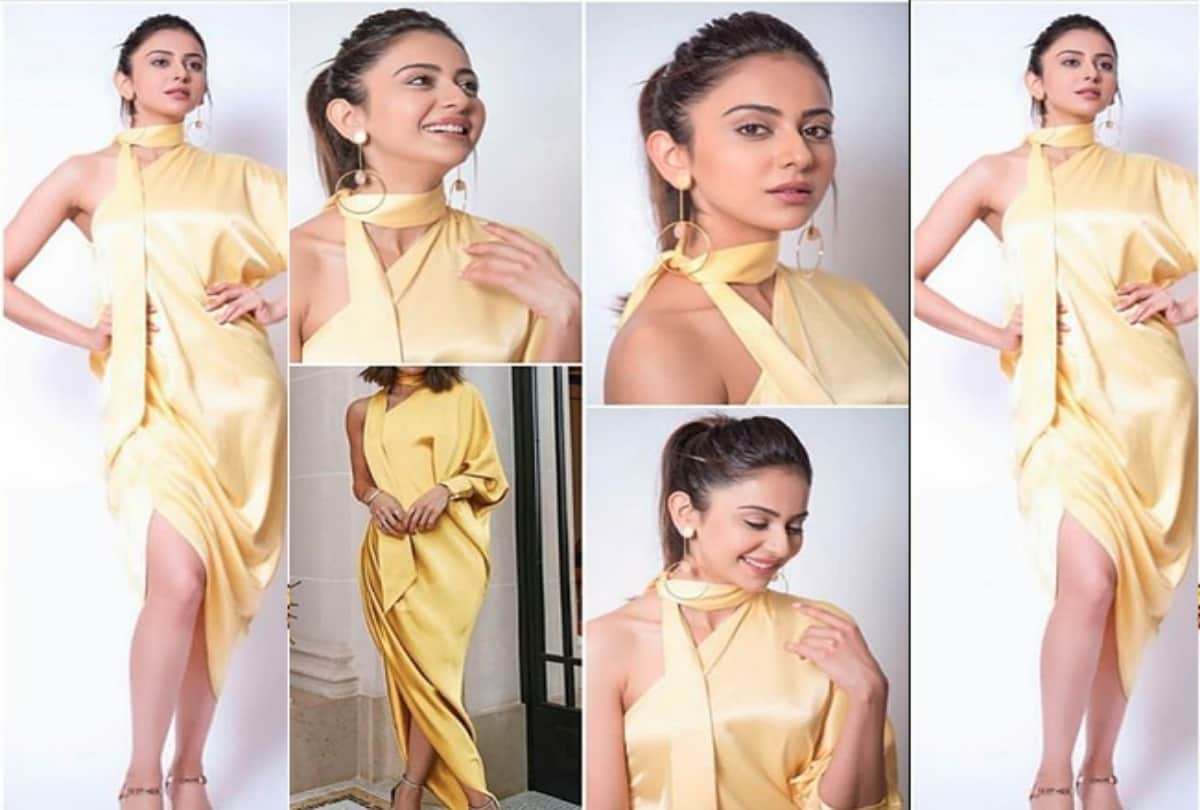 Rakul Preet trolled for wearing fake designer dress Internet says tabaah ho gaye