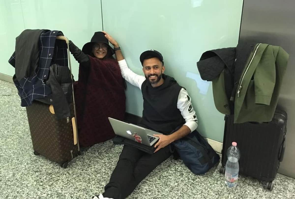 sonam kapoor this picture like ms dhoni viral photo