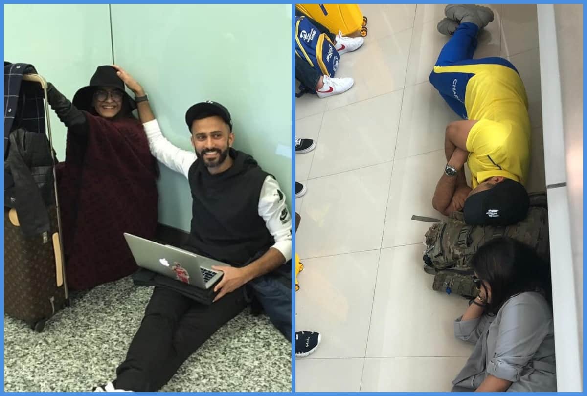 sonam kapoor this picture like ms dhoni viral photo