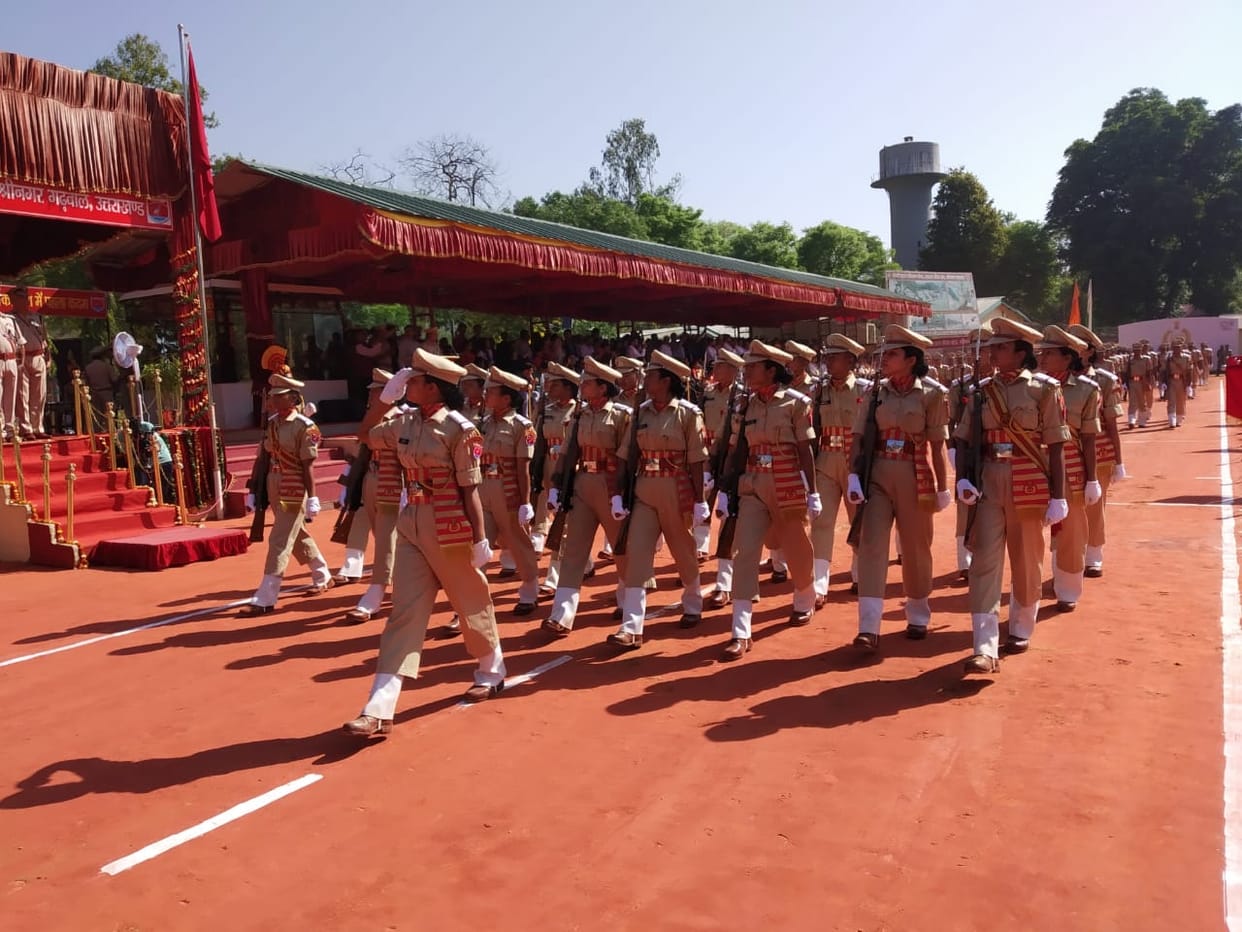 SSB Convocation Parade in Srinagar garhwal