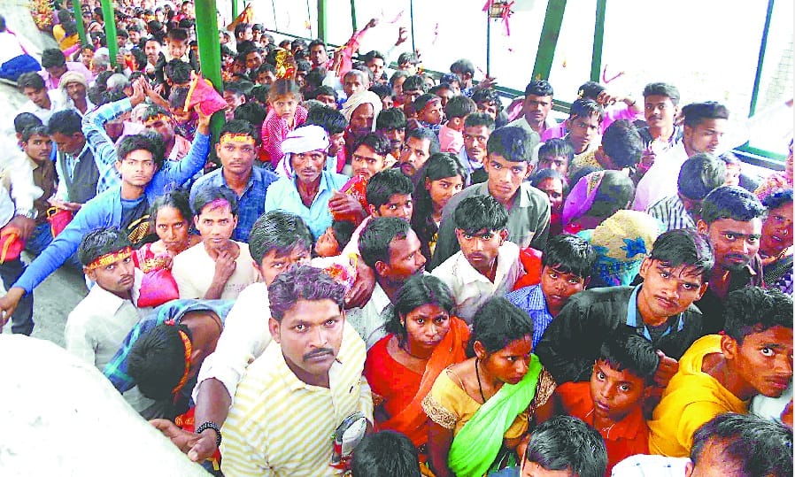 25 thousand devotee reached to Maa Poornagiri Dham
