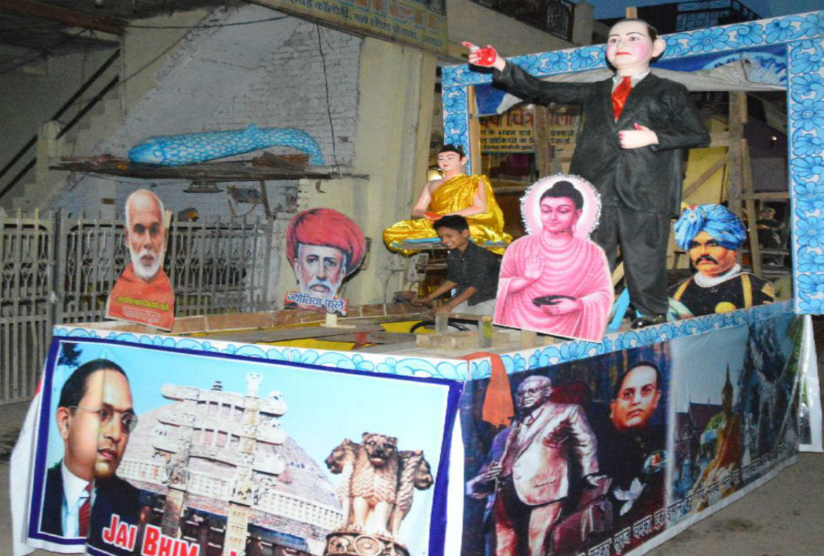 ambedkar jayanti 2019 shobhayatra in agra