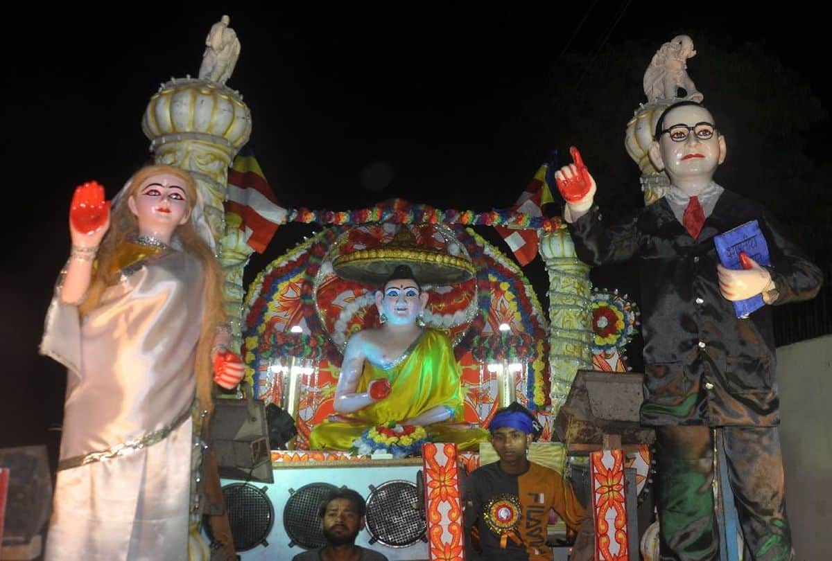 ambedkar jayanti 2019 image shobha yatra in agra