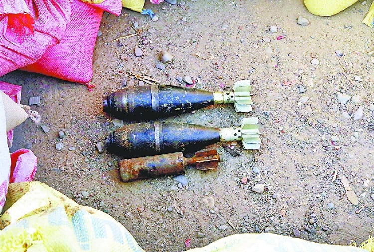 Three Mortar Bomb Found in Garbage in Ram darbar Phase 2 Mandi in Chandigarh