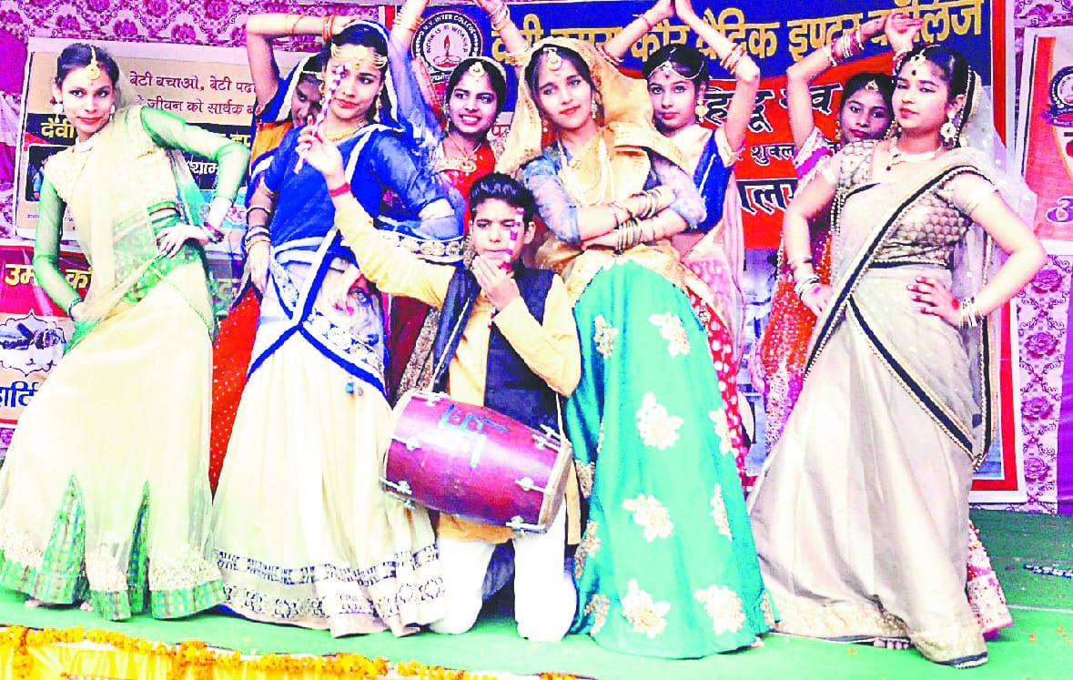 Viewers of the Pulwama viewers watching a miniature play