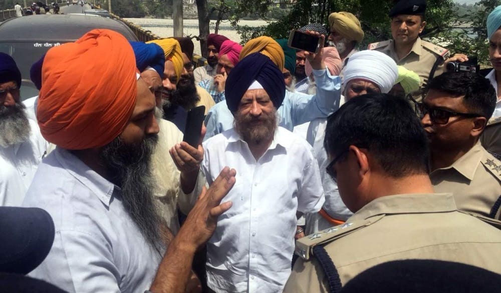 gyan godri yatra Sikh group arrested by police