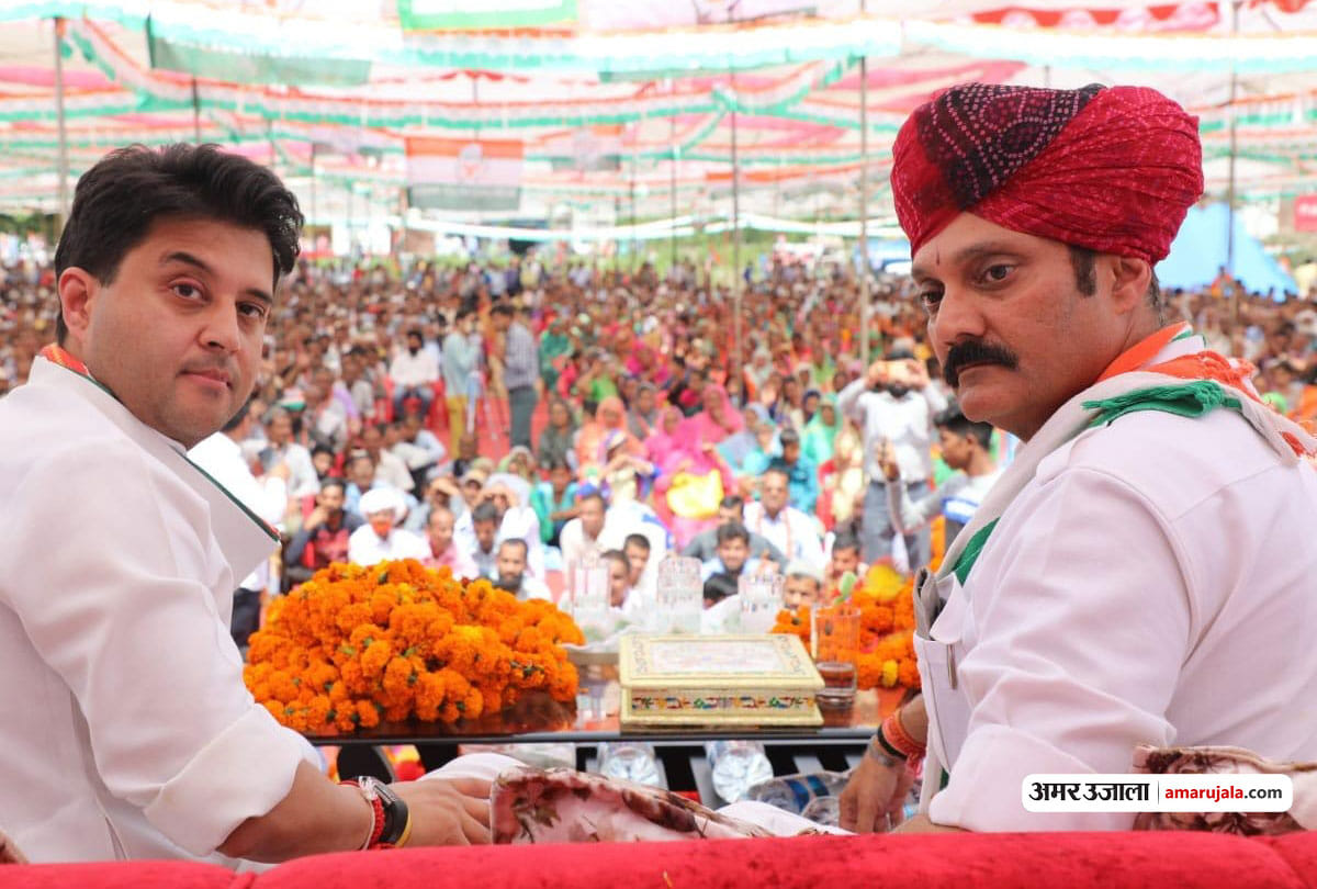 lok sabha election 2019: jyotiraditya scindia says in kathua rally, congress will bring real days