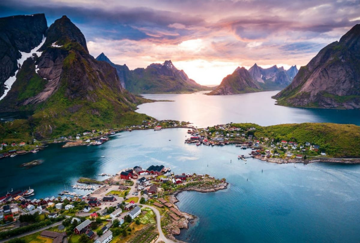 never sun set in 6 countries