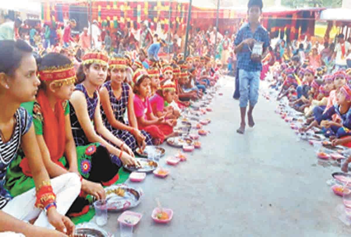 navratri poojan in belha