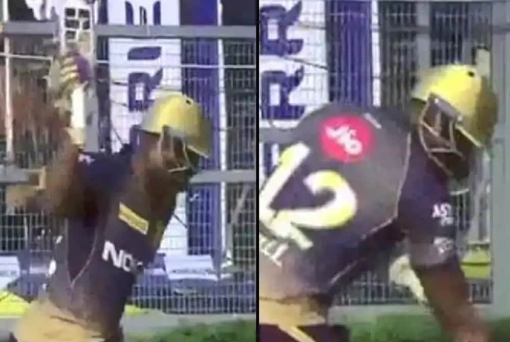 VIDEO: Angry Andre Russell Smashes Bush After Imran Tahir Dismisses Him During KKR v CSK 