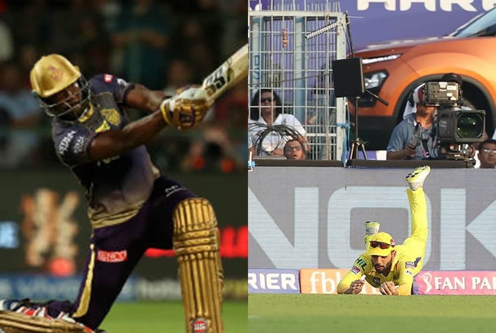 VIDEO: Angry Andre Russell Smashes Bush After Imran Tahir Dismisses Him During KKR v CSK 