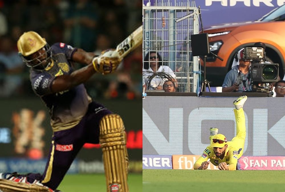 VIDEO: Angry Andre Russell Smashes Bush After Imran Tahir Dismisses Him During KKR v CSK 