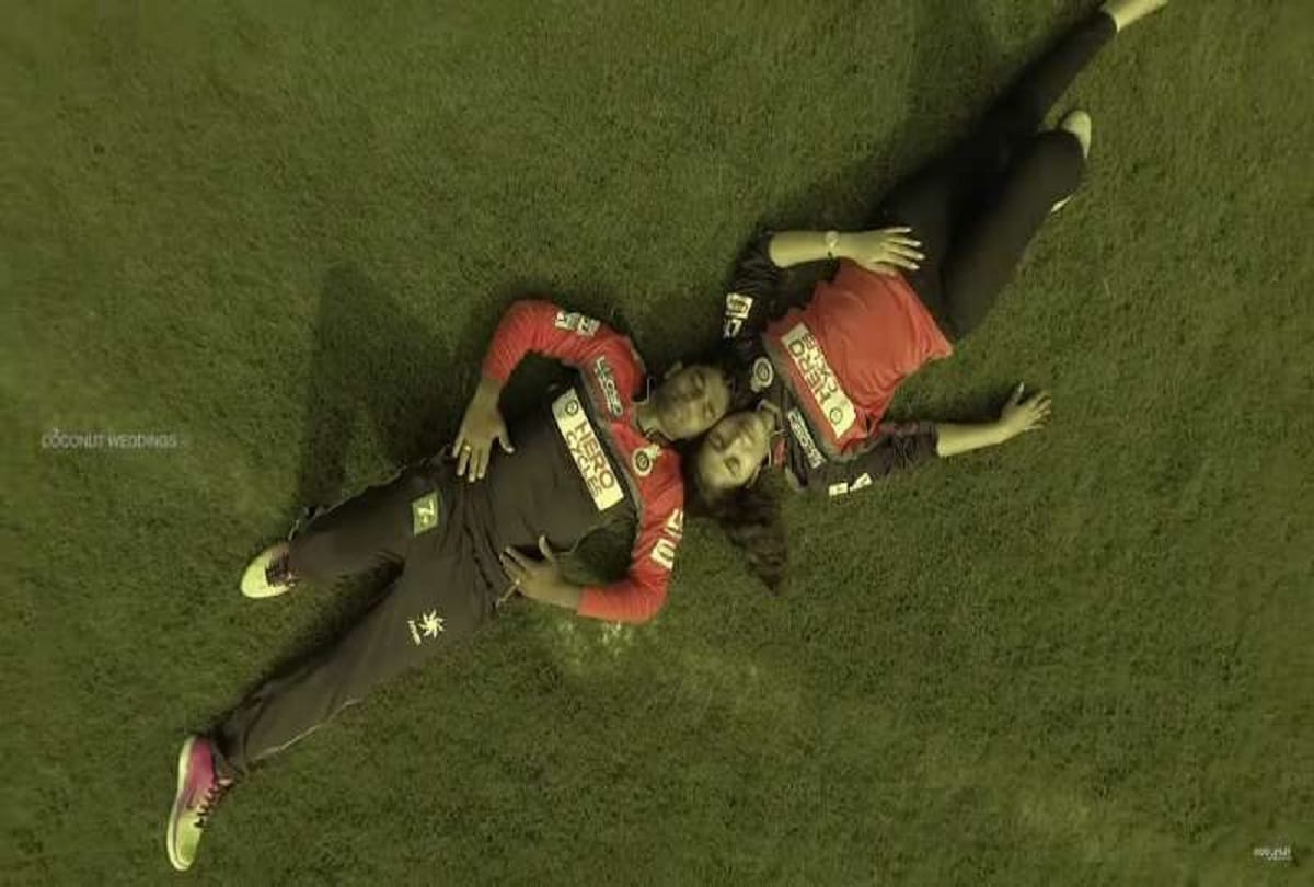 Sachin Baby proposes girlfriend in stadium wearing RCB jersey