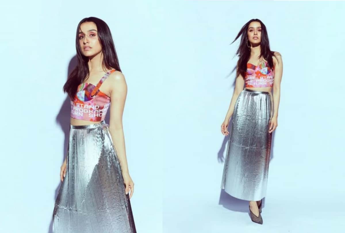 shraddha kapoor brutally troll for silver skirt and multicolored top