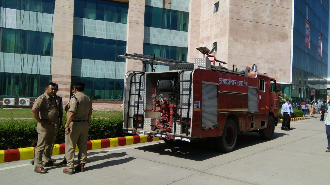 Expelled old man on AIIMS building with petrol bottle at rishikesh