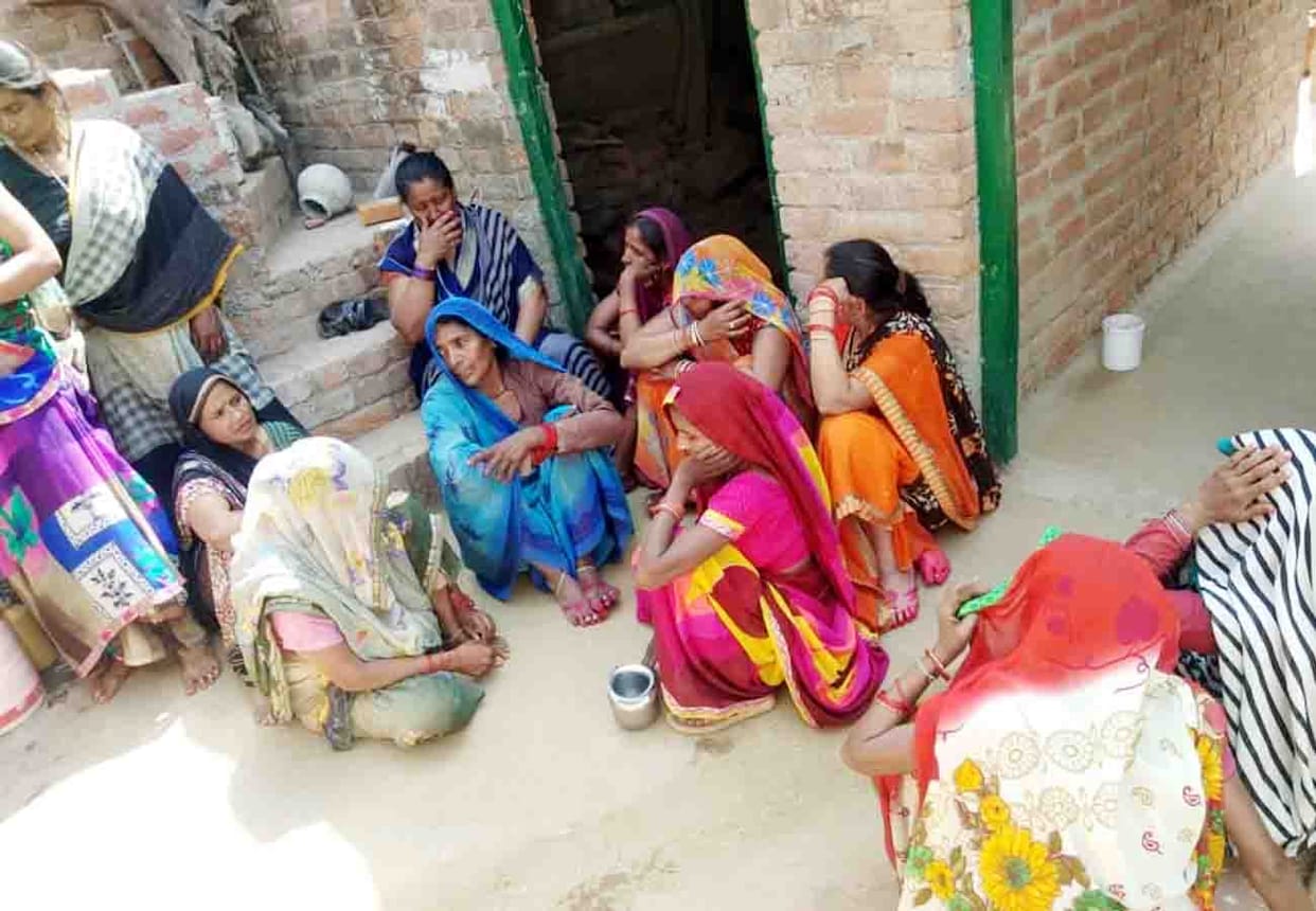 woman and her innocent child burnt into ashes Under suspicious circumstances in jalaun