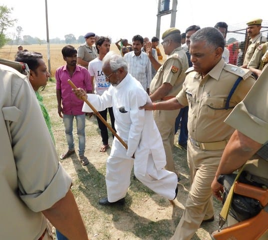 Naughty elements broke the Ambedkar statue, disorder