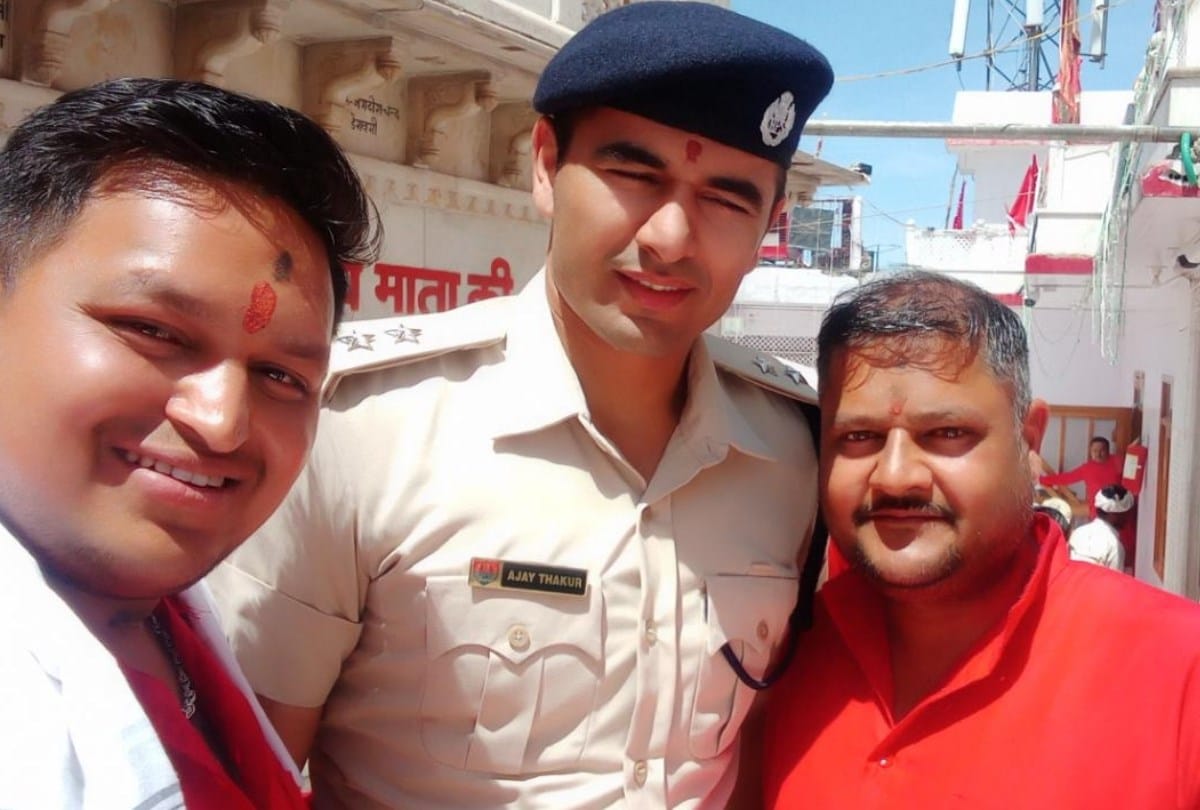 Kabaddi Player Ajay Thakur pays obeisance at Naina Devi Temple Bilaspur