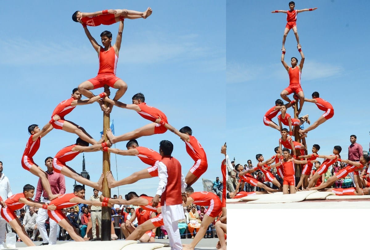 Himachal Foundation Day Celebrations In Shimla And Malkhamb By Gurukul kurukshetra Students