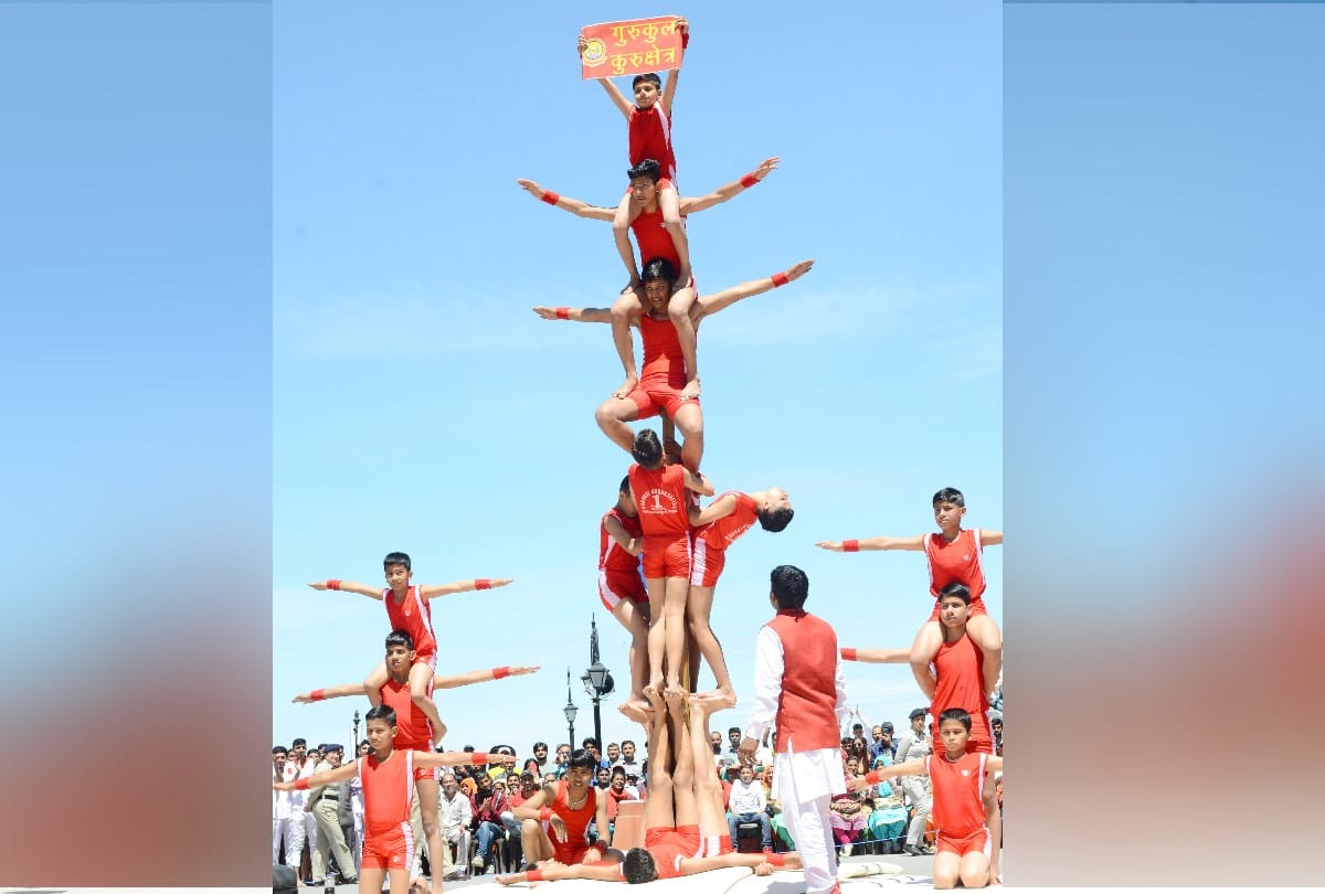 Himachal Foundation Day Celebrations In Shimla And Malkhamb By Gurukul kurukshetra Students