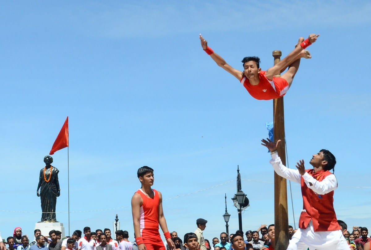 Himachal Foundation Day Celebrations In Shimla And Malkhamb By Gurukul kurukshetra Students