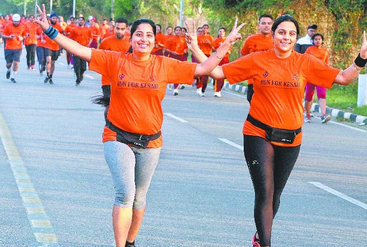 Run for Kesari in Chandigarh on 100 Years of Jallianwala Bagh Massacre