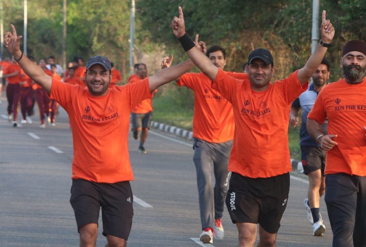 Run for Kesari in Chandigarh on 100 Years of Jallianwala Bagh Massacre