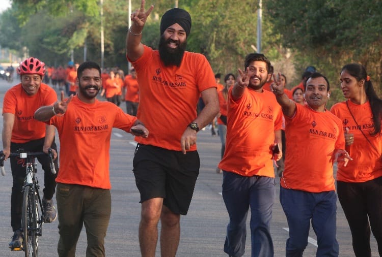 Run for Kesari in Chandigarh on 100 Years of Jallianwala Bagh Massacre