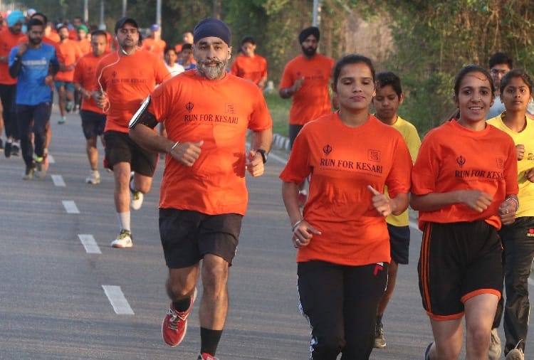 Run for Kesari in Chandigarh on 100 Years of Jallianwala Bagh Massacre