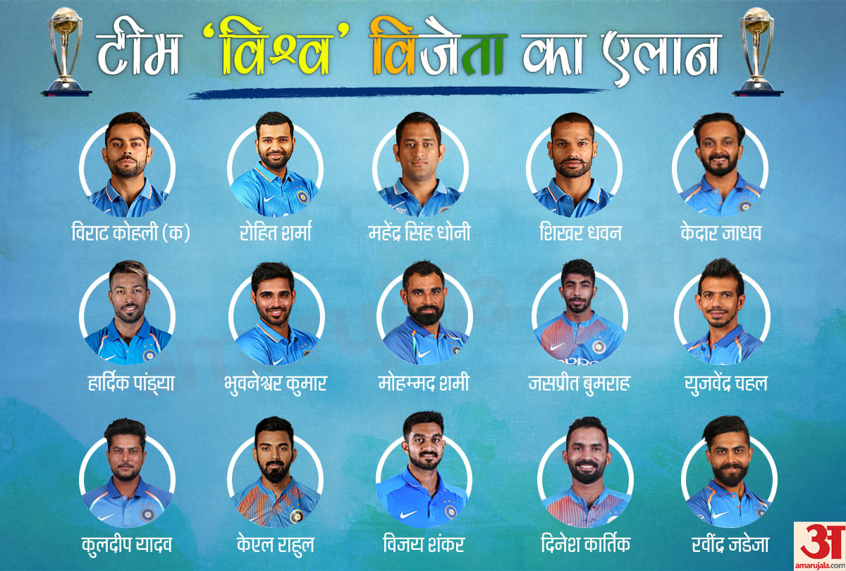 LIVE: Indian cricket team selection for World cup 2019 by bcci